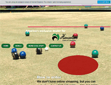 Tablet Screenshot of lawnbowlsusa.com